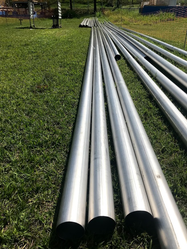 Furo direcional aço carbono