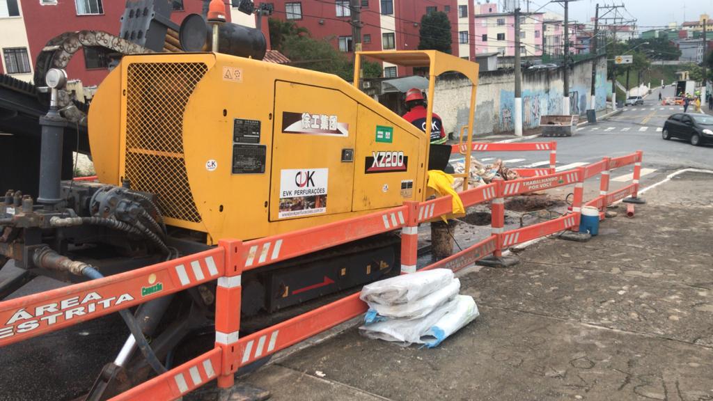 Furo direcional gasoduto