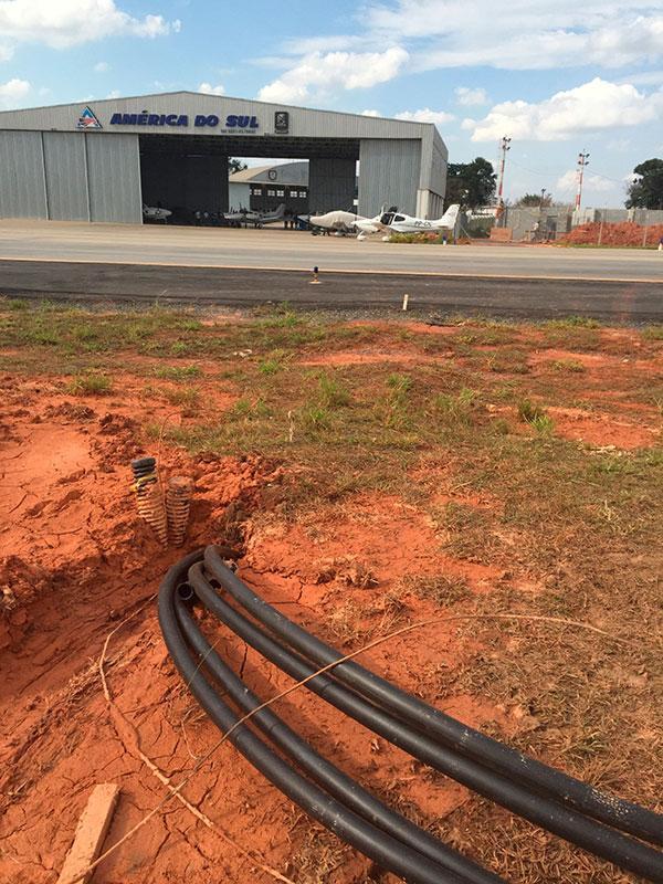 Perfuração de solo na horizontal